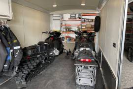 2018 Cargo Mate Snowmobile Trailer